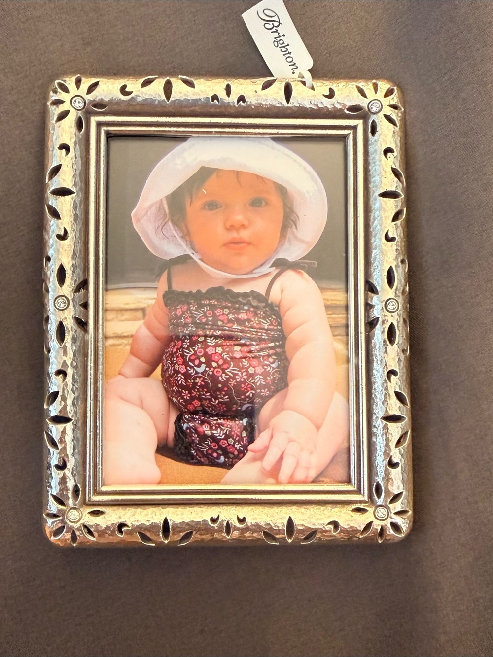 NWT Brighton Trade Winds Silver Plated Picture Frame 2.5x3.5